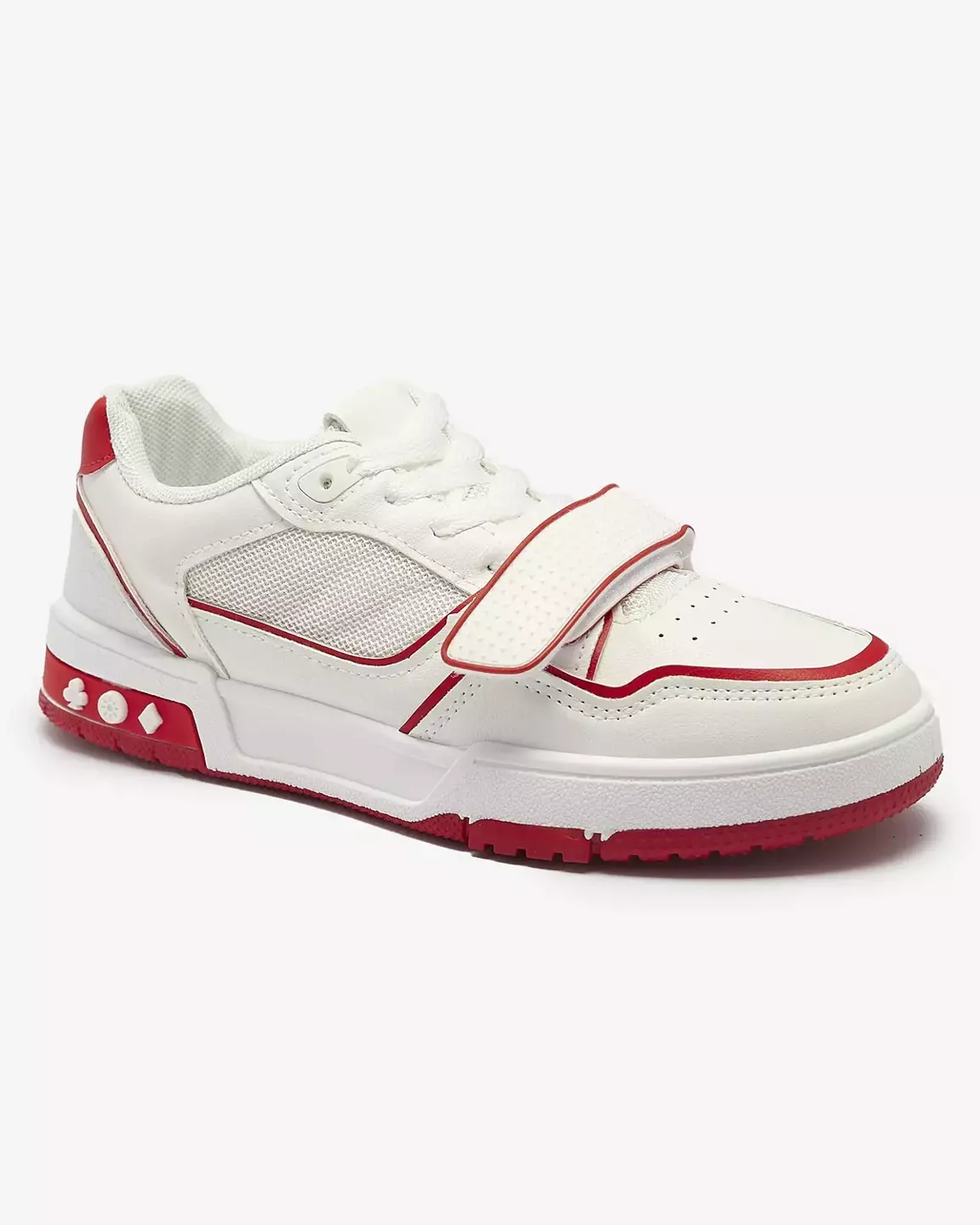 Sieviešu sporta kedas baltā un sarkanā krāsā Xirrat- Footwear