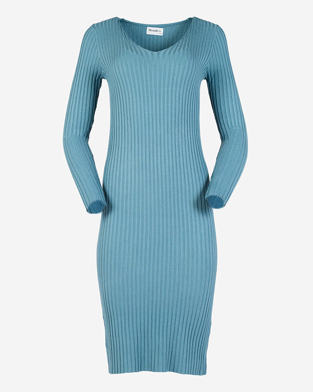 Sieviešu zila džemperkleita- Apģērbs