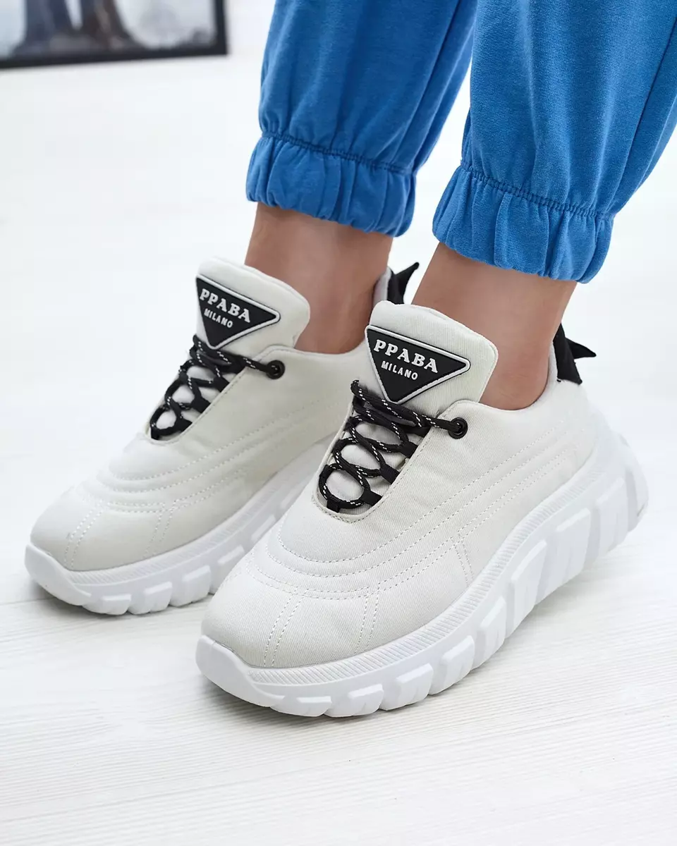 Balti sieviešu auduma sporta apavi Riotay- Footwear