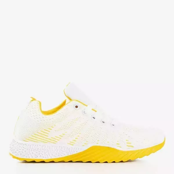 Biało-żółte buty sportowe Finish - Obuwie