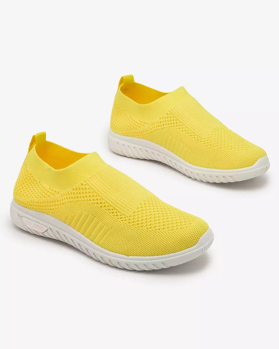 Dzelteni sieviešu auduma sporta apavi Gilissa - Apavi