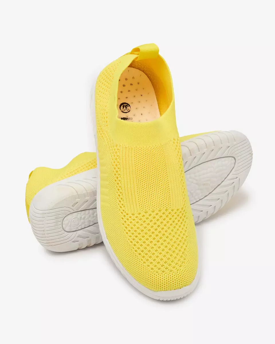 Dzelteni sieviešu auduma sporta apavi Gilissa - Apavi