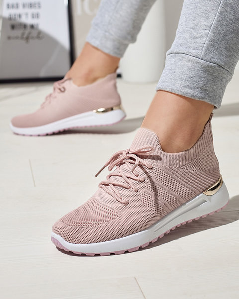 Ferroni Pink Woven sieviešu sporta apavi - apavi
