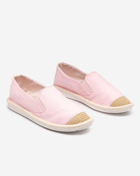 Gaiši rozā sieviešu espadrilles Joll- Footwear