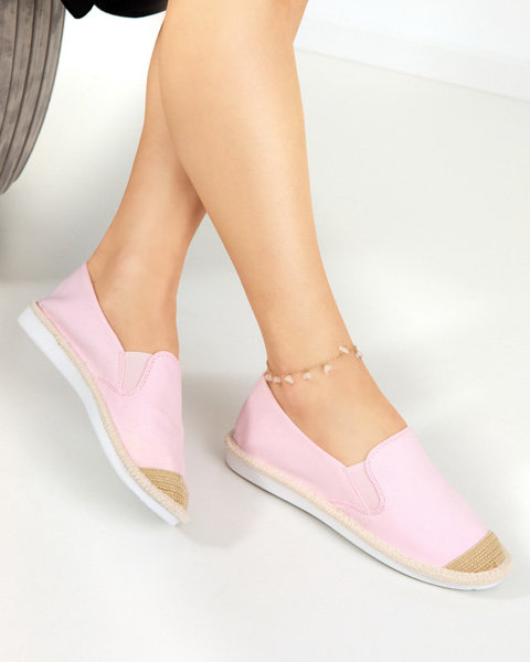 Gaiši rozā sieviešu espadrilles Joll- Footwear
