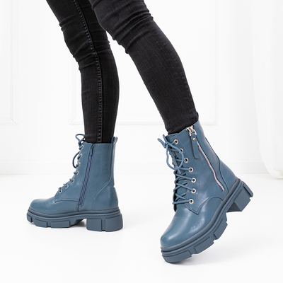 Klasiski zili eko ādas zābaki Nobi- Footwear
