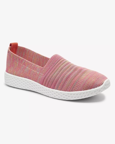 Krāsaini rozā sieviešu slip on kedas Covvu- Footwear