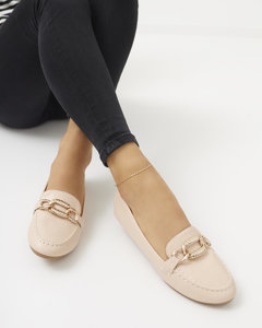 Krēmkrāsas sieviešu eko ādas kurpes Zolli- Footwear