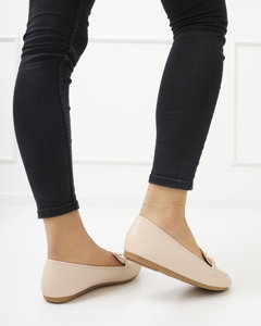 Krēmkrāsas sieviešu eko ādas kurpes Zolli- Footwear