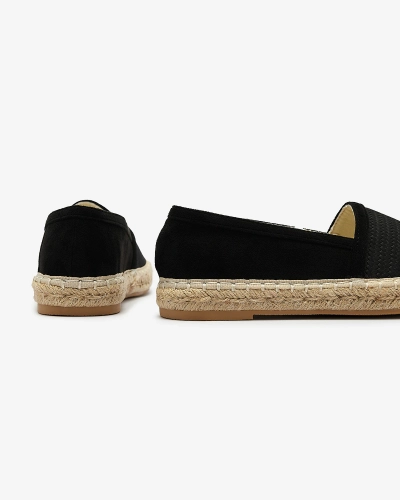Melnas sieviešu espadrilles Mesiella - Apavi