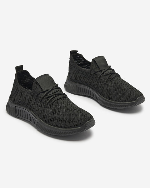 Melni sieviešu auduma sporta apavi Vobbu- Footwear