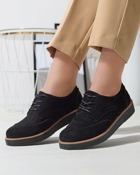 Melni sieviešu puspapēži Vittoia- Footwear