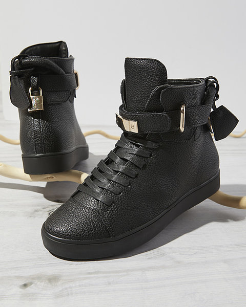 Melni sieviešu sporta apavi Uceluri- Footwear