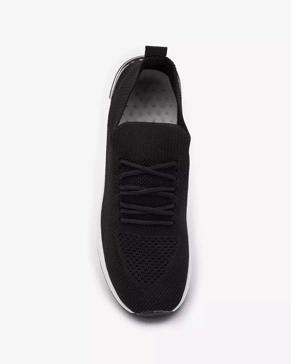 Melni sieviešu sporta apavi ar paslēptu enkuru Ahelle- Footwear