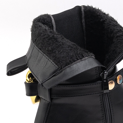 Melni sieviešu zābaki Ulala- Footwear