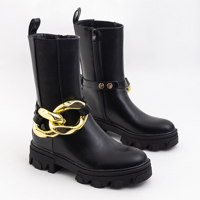 Melni sieviešu zābaki Ulala- Footwear