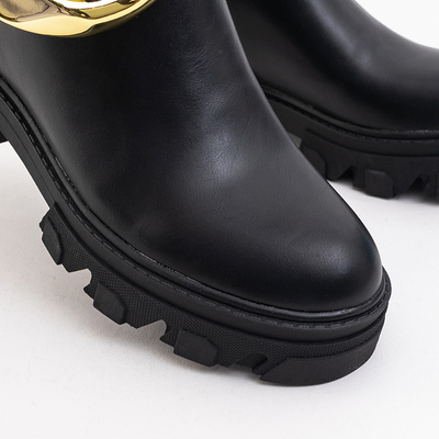Melni sieviešu zābaki Ulala- Footwear