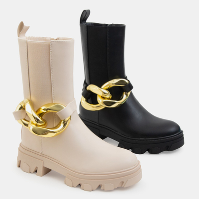 Melni sieviešu zābaki Ulala- Footwear