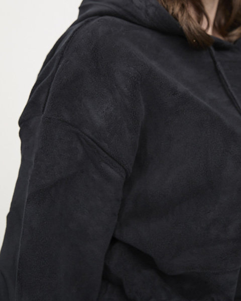 Melns sieviešu sporta komplekts džemperis un legingi - Apģērbs