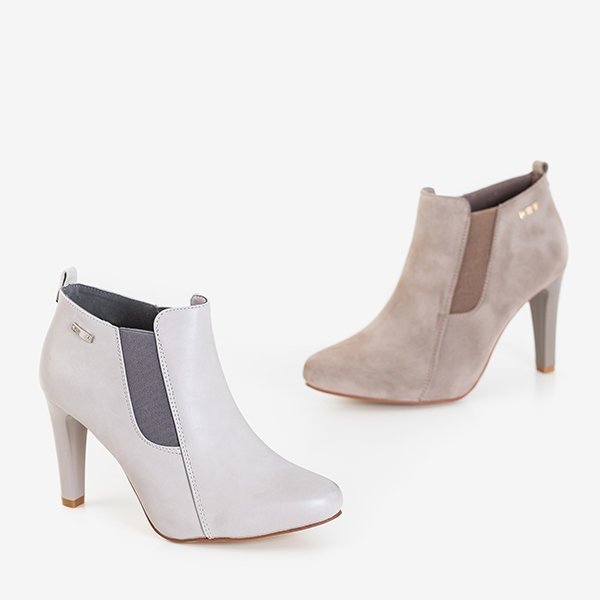 OUTLET Grey - brūni sieviešu puszābaki Loretti - Shoes