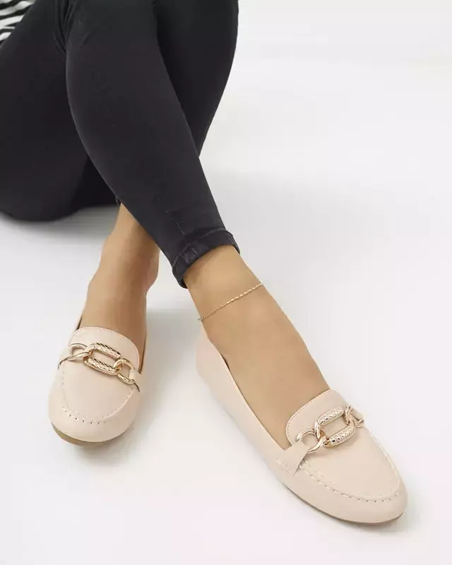 OUTLET Krēmkrāsas sieviešu eko ādas kurpes Zolli- Footwear