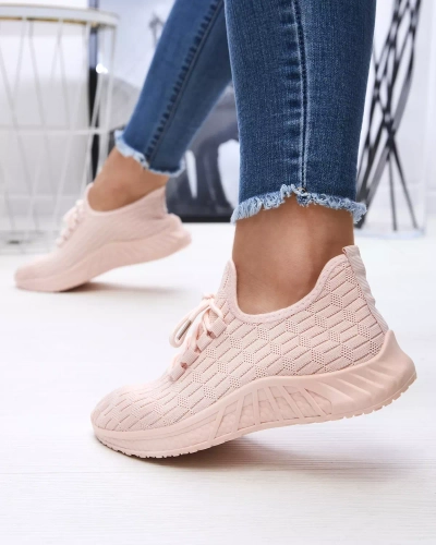 Rozā sieviešu auduma sporta apavi Orycys- Footwear