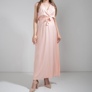 Rozā sieviešu maxi kleita - Apģērbs