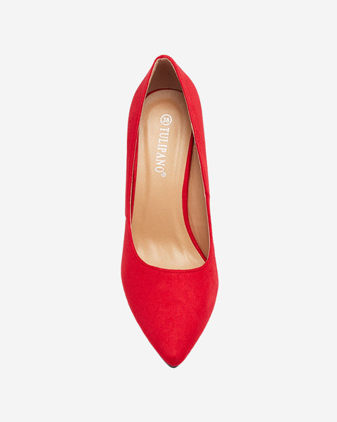 Sarkani sieviešu sūkļi uz kājiņas Lanly- Footwear