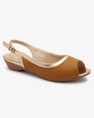 Sieviešu āra balerīnas kamieļu krāsā Axoco- Footwear
