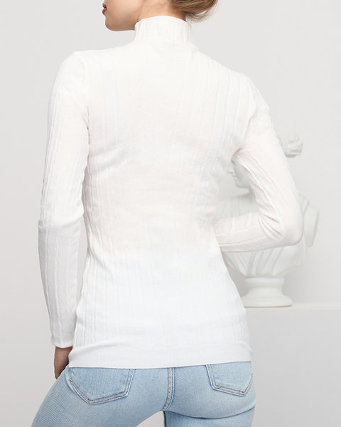 Sieviešu džemperis ar baltu apkakli - Apģērbs