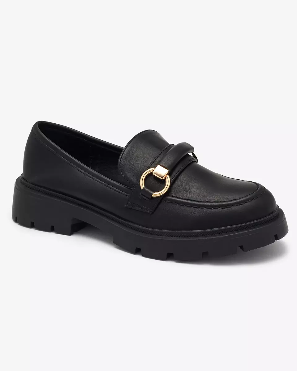 Sieviešu mokasīni melnā krāsā Desise- Footwear