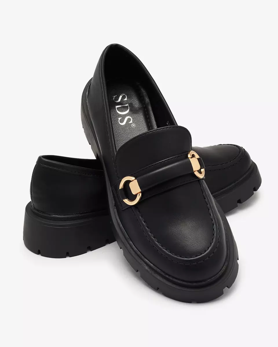 Sieviešu mokasīni melnā krāsā Desise- Footwear