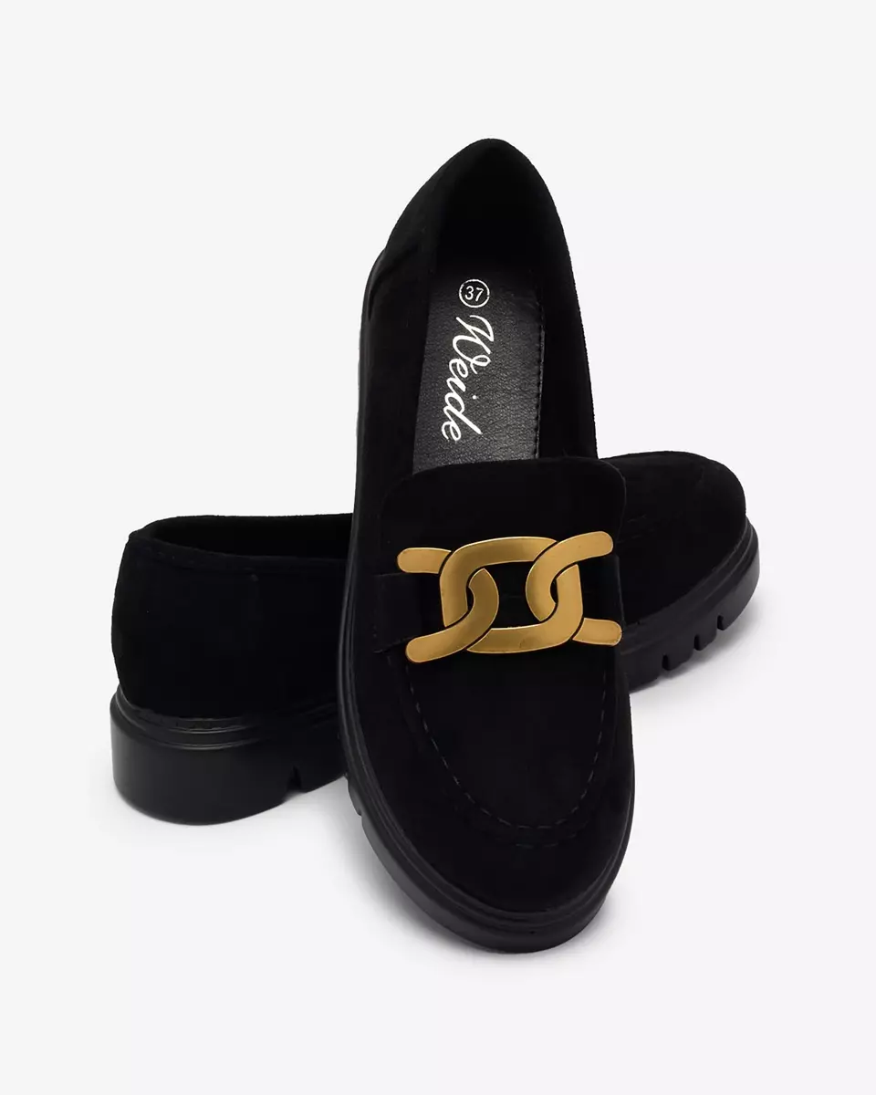Sieviešu mokasīni melnā krāsā Nocivi- Footwear