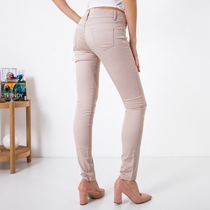 Sieviešu smilškrāsas bikses - Apģērbs