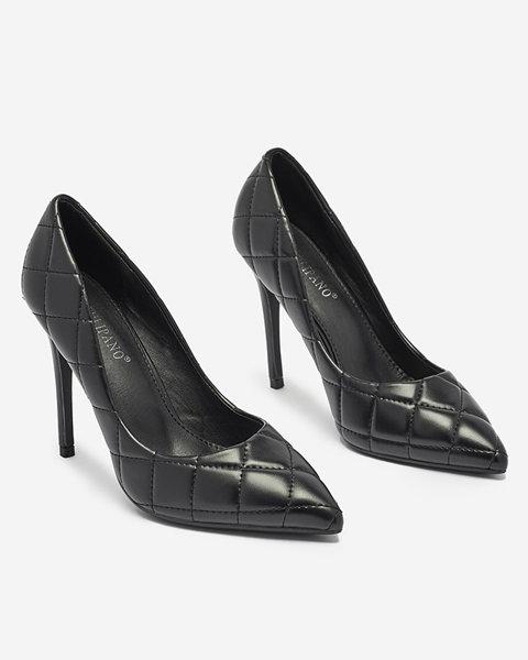 Sieviešu stepēti sūkļi melnā krāsā Duclisa- Footwear