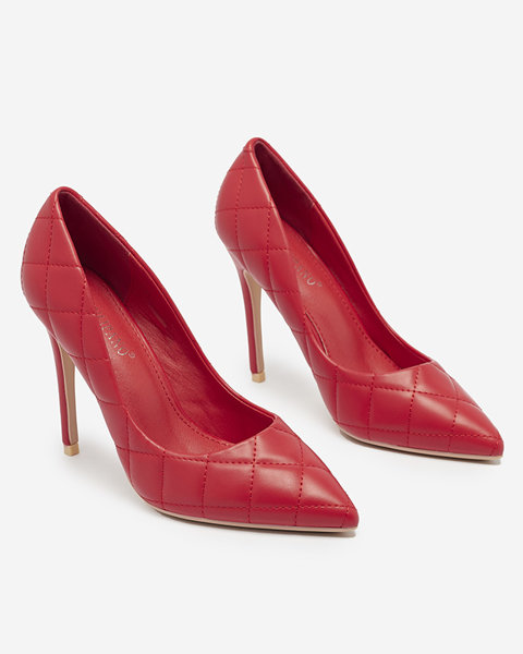 Sieviešu stepēti sūkļi sarkanā krāsā Duclisa- Footwear