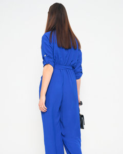 Sieviešu tumši zils garais kombinezons - Apģērbs