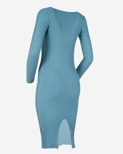 Sieviešu zila džemperkleita- Apģērbs