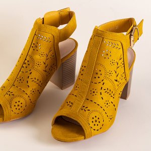 Sinepju sieviešu ažūra sandales uz staba Jasmines - Apavi