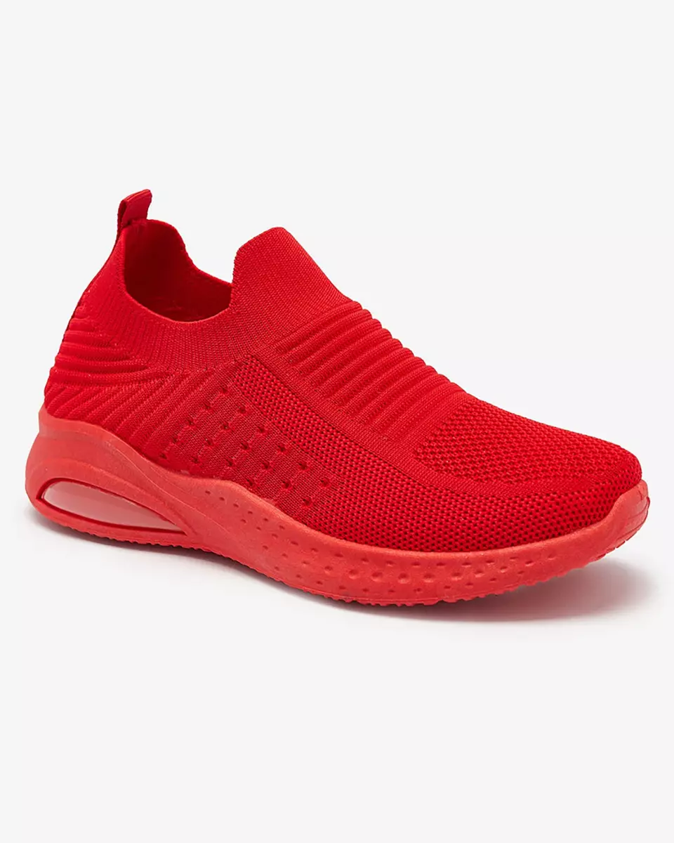 Slips-on sieviešu sporta apavi sarkanā krāsā Vopas- Footwear