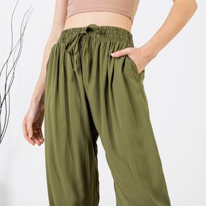 Zaļās sieviešu harema bikses - Apģērbs
