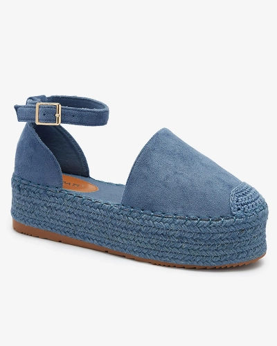 Zilas sieviešu espadrilles Avos- Footwear