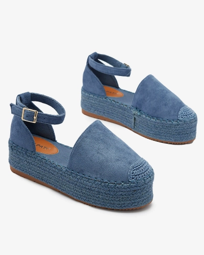 Zilas sieviešu espadrilles Avos- Footwear