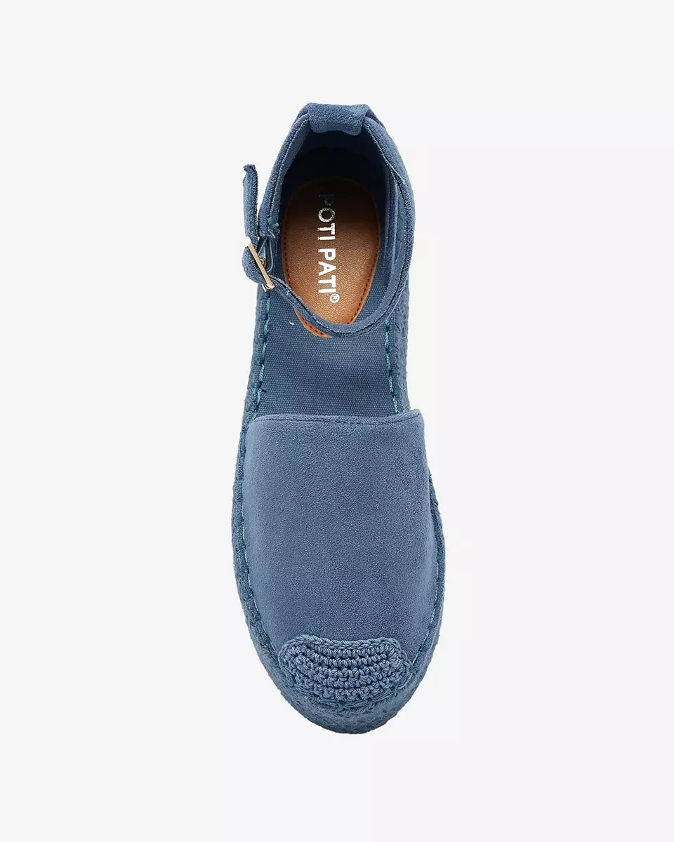 Zilas sieviešu espadrilles Avos- Footwear