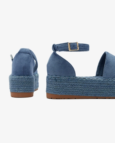 Zilas sieviešu espadrilles Avos- Footwear